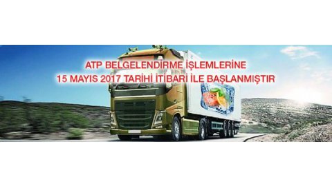 BOZULABİLİR GIDA MADDELERİNİN ULUSLARARASI TAŞIMASINA İLİŞKİN ULUSAL ATP UYGUNLUK BELGESİ HK