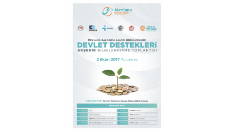 AKŞEHİR DEVLET DESTEKLERİ BİLGİLENDİRME TOPLANTISI DAVETİ HK