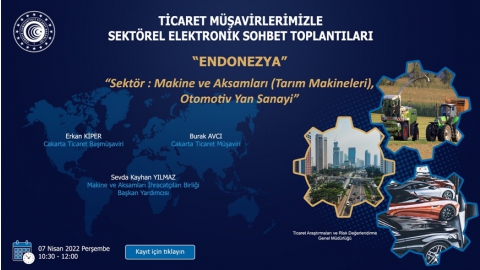 TİCARET MÜŞAVİRLERİMİZLE SEKTÖREL ELEKTRONİK SOHBET TOPLANTILARI - ENDONEZYA 