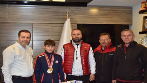 AK NASREDDDİN SPOR KULÜBÜNDEN ODAMIZA ZİYARET