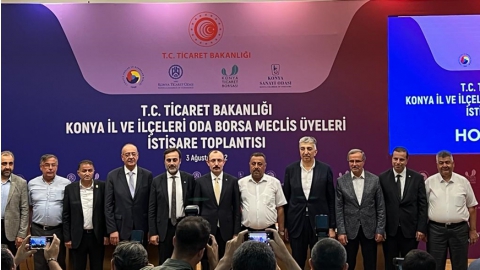 KONYA İL VE İLÇELERİ ODA/BORSA MECLİS ÜYELERİ İSTİŞARE TOPLANTISI