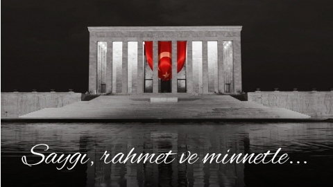 10 NOVEMBER MESSAGE FROM AKŞEHİR TSO PRESIDENT KALKAN
