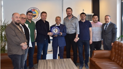 AKŞEHİR MAYOR DR. SALİH AKKAYA DID A FAREWELL VISIT TO OUR CHAMBER