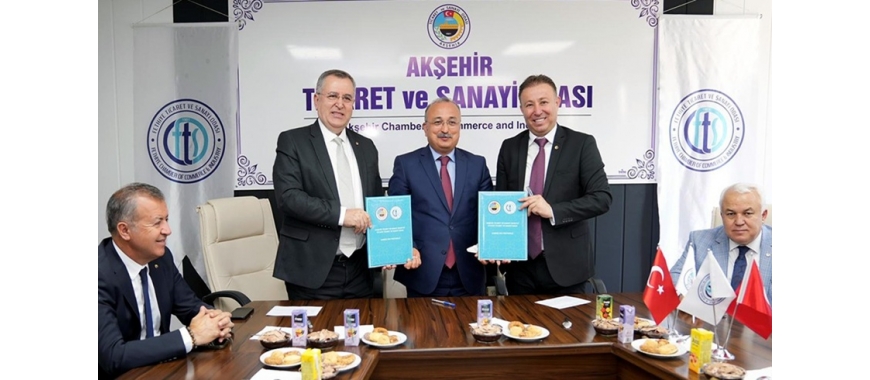 AKŞEHİR VE FETHİYE TİCARET VE SANAYİ ODALARI ARASINDA KARDEŞ ODA PROTOKOLÜ İMZALANDI