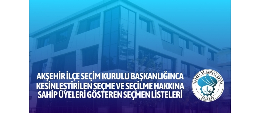 SEÇİM DUYURUSU- MESLEK KOMİTESİ VE MECLİS ÜYELİĞİ SEÇİMLERİ HAKKINDA 