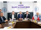 AKŞEHİR VE FETHİYE TİCARET VE SANAYİ ODALARI ARASINDA KARDEŞ ODA PROTOKOLÜ İMZALANDI
