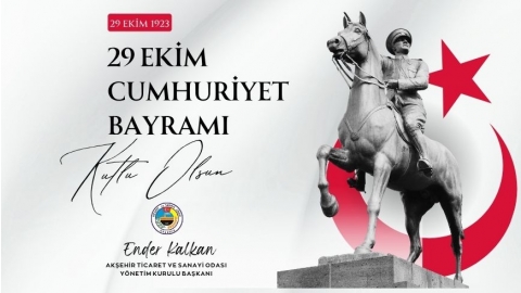 BAŞKAN KALKAN’DAN CUMHURİYET BAYRAMI MESAJI