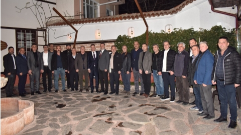 SEÇİLEN ODA BAŞKANLARI AKŞEHİR TSO BAŞKANI ENDER KALKAN İLE BİR ARAYA GELDİ