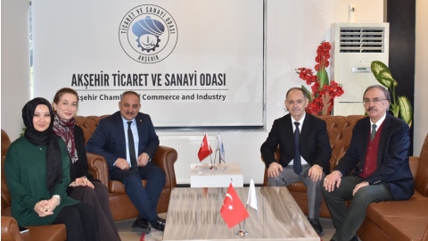 AKŞEHİR VERGİ DAİRESİNDEN ODAMIZA ZİYARET