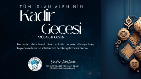 KADİR GECEMİZ MÜBAREK OLSUN
