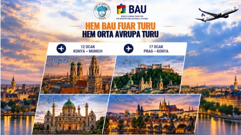 BAU 2027 ULUSLARARASI YAPI VE İNŞAAT FUARI ZİYARETİ VE TUR ORGANİZASYONU(12–17 Ocak 2027)