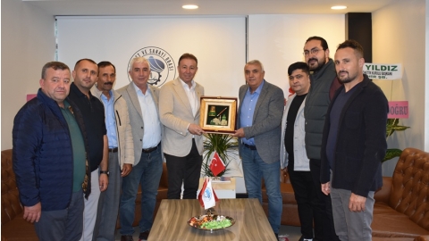 KONYA DSYB BAŞKANI EDİP YILDIZ’DAN BAŞKAN ENDER KALKAN’A ZİYARET