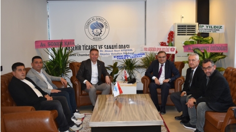 AKŞEHİR İLÇE MİLLÎ EĞİTİM MÜDÜRLÜĞÜNDEN BAŞKAN ENDER KALKAN’A TEBRİK ZİYARETİ