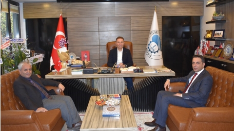VAKIFBANK AKŞEHİR ŞUBESİNDEN BAŞKAN ENDER KALKAN’A ZİYARET