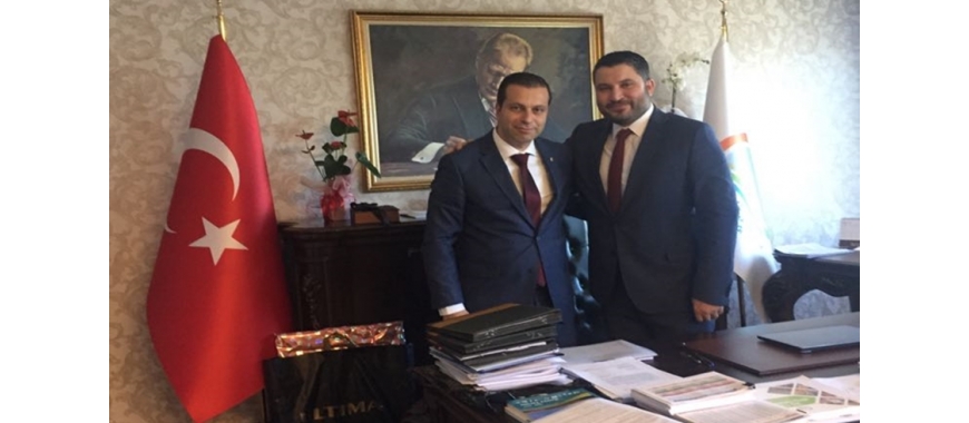 HEMŞERİMİZ ORUÇ BABA İNAN’A YENİ GÖREVİNDE HAYIRLI OLSUN ZİYARETİ