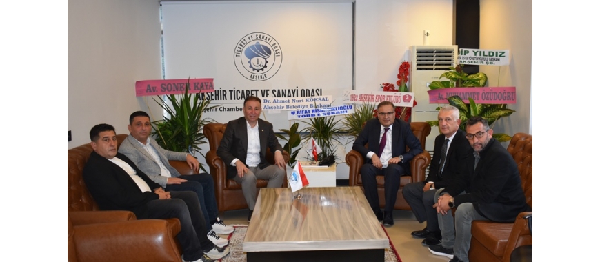 AKŞEHİR İLÇE MİLLÎ EĞİTİM MÜDÜRLÜĞÜNDEN BAŞKAN ENDER KALKAN’A TEBRİK ZİYARETİ